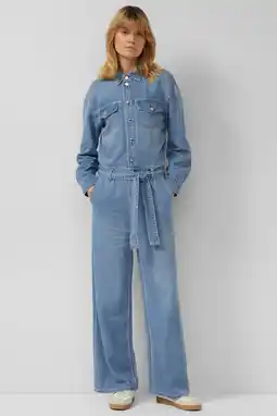 Wehkamp s.Oliver jumpsuit medium blue denim aanbieding