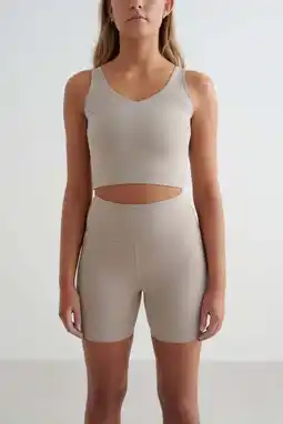 Wehkamp Aim'n sportshort Sense midi zand aanbieding