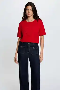 Wehkamp Morgan t-shirt rood aanbieding
