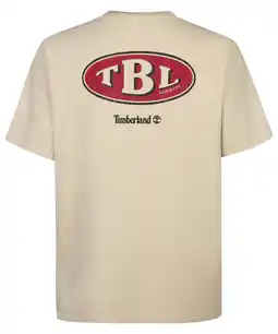 Wehkamp Timberland regular T-shirt met backprint beige aanbieding