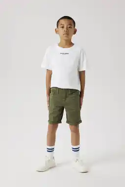 Wehkamp NAME IT KIDS casual short donkergroen aanbieding