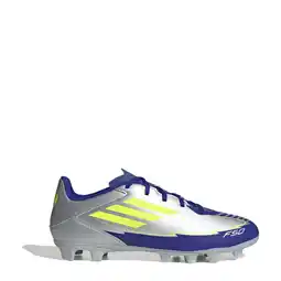 Wehkamp adidas Performance F50 Club Messi senior voetbalschoenen zilver metallic/kobaltblauw/geel aanbieding