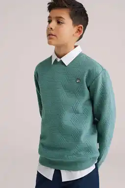 Wehkamp WE Fashion sweater groen aanbieding