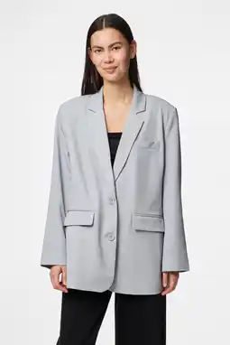 Wehkamp PIECES oversized blazer grijs aanbieding