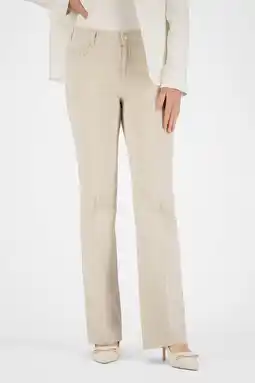Wehkamp gardeur straight regularwaist broek beige aanbieding