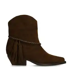 Wehkamp Sacha suède cowboylaarzen bruin aanbieding