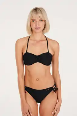 Wehkamp Protest voorgevormde strapless beandeau bikini set PRTSOLEMAN zwart aanbieding