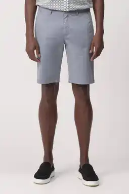 Wehkamp Campbell regular chino short grijsblauw aanbieding