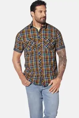 Wehkamp Jan Vanderstorm casual overhemd URTHOR Plus Size multi aanbieding