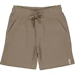 Wehkamp LEVV Little regularwaist casual short bruin met textuur aanbieding