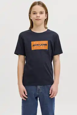 Wehkamp JACK & JONES JUNIOR T-shirt donkerblauw aanbieding