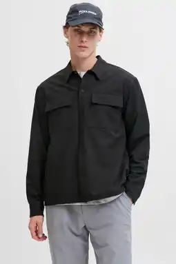 Wehkamp JACK & JONES CORE relaxed casual overhemd zwart aanbieding