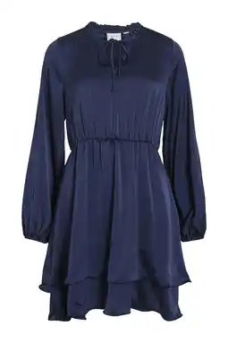 Wehkamp VILA korte jurk donkerblauw aanbieding