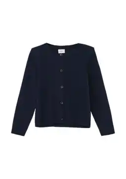 Wehkamp s.Oliver fijngebreid vest donkerblauw aanbieding