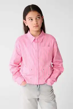 Wehkamp Shoeby gestreepte blouse roze aanbieding