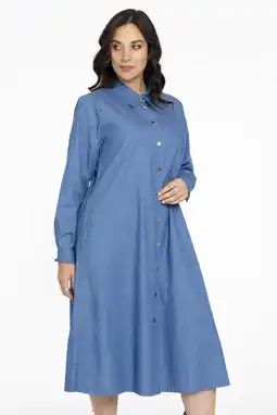 Wehkamp YOEK spijkerjurk blauw aanbieding