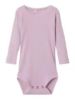 Wehkamp NAME IT BABY romper NBFKAB licht roze aanbieding