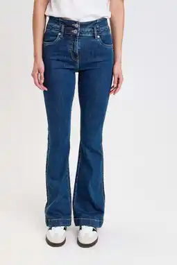 Wehkamp Cache Cache flared jeans medium blue denim aanbieding