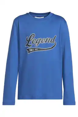 Wehkamp Anytime longsleeve met printopdruk blauw aanbieding