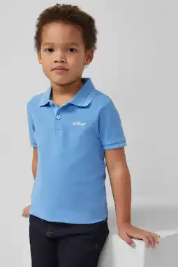 Wehkamp s.Oliver polo blauw aanbieding