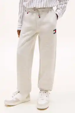 Wehkamp Tommy Hilfiger joggingbroek lichtgrijs aanbieding