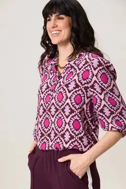 Wehkamp Miss Etam blouse roze aanbieding