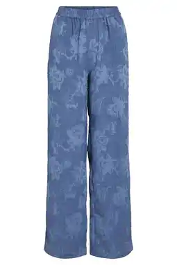 Wehkamp VILA regular highwaist casual broek blauw aanbieding