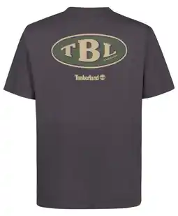 Wehkamp Timberland regular T-shirt met backprint grijs aanbieding
