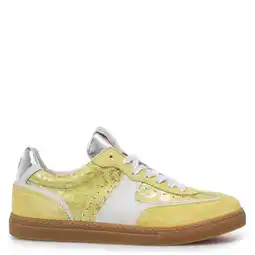 Wehkamp Floris van Bommel Minni 04.21 leren sneakers geel aanbieding