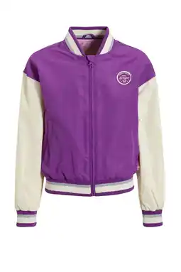 Wehkamp Orange Stars baseball jacket paars aanbieding
