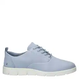 Wehkamp Ecco Bella nubuck veterschoenen lichtblauw aanbieding