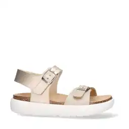 Wehkamp Vingino leren sandalen champagne aanbieding