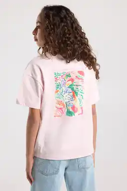 Wehkamp America Today T-shirt met backprint lichtroze aanbieding