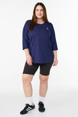 Wehkamp ACTIVE By Zizzi Plus Size sport T-shirt donkerblauw aanbieding