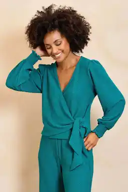 Wehkamp Lofty Manner overslagtop blauw aanbieding