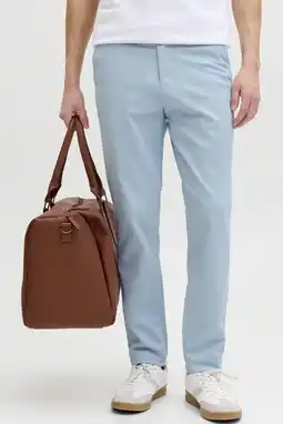 Wehkamp JACK & JONES PANTS STUDIO JPSTMARCO slim chino lichtblauw aanbieding