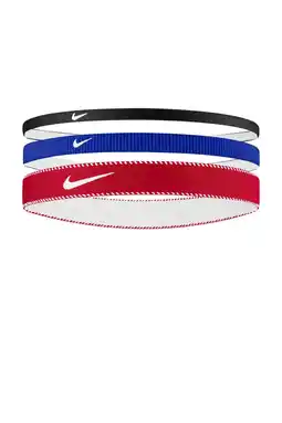 Wehkamp Nike haarbandjes Flex Classic Mixed - kobaltblauw/rood/zwart (set van 3) aanbieding