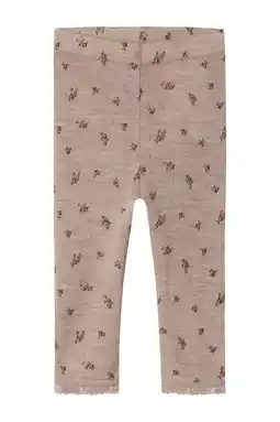 Wehkamp NAME IT BABY wollen slim legging grijs aanbieding