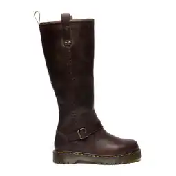 Wehkamp Dr. Martens Anistone BKR leren hoge laarzen Dark Brown Crazy Horse aanbieding