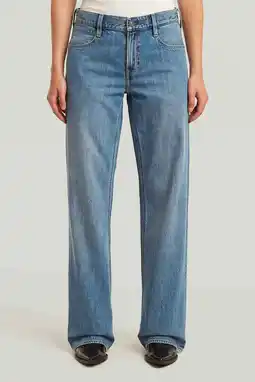 Wehkamp G-STAR lowwaist loose fit jeans medium blue denim aanbieding