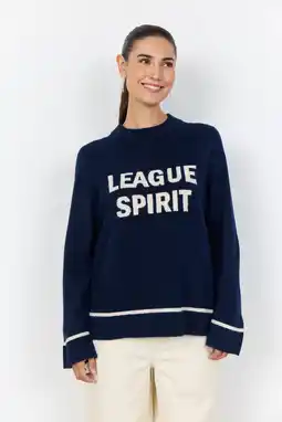 Wehkamp Soyaconcept pullover donkerblauw aanbieding