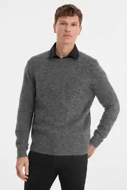 Wehkamp Anytime gebreide trui donkergrijs aanbieding
