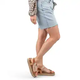 Wehkamp POSH by Poelman Romee sandalen beige/bruin aanbieding