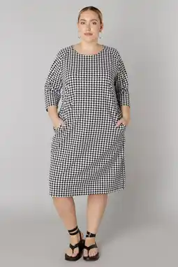 Wehkamp Colletta midi jurk zwart aanbieding
