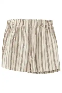 Wehkamp NAME IT MINI gestreepte skort ecru aanbieding
