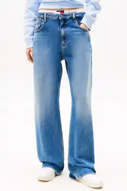Wehkamp Tommy Jeans wide leg jeans medium blue denim aanbieding