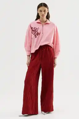 Wehkamp CKS top roze met pailletten aanbieding
