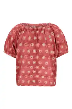 Wehkamp Like Flo blousetop roodbruin aanbieding