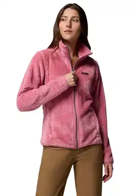 Wehkamp Columbia fleece outdoor vest roze aanbieding
