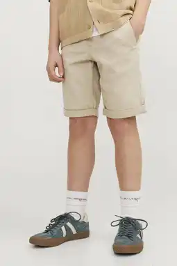 Wehkamp JACK & JONES JUNIOR chino short JPSTDAVID JJCHINO beige aanbieding